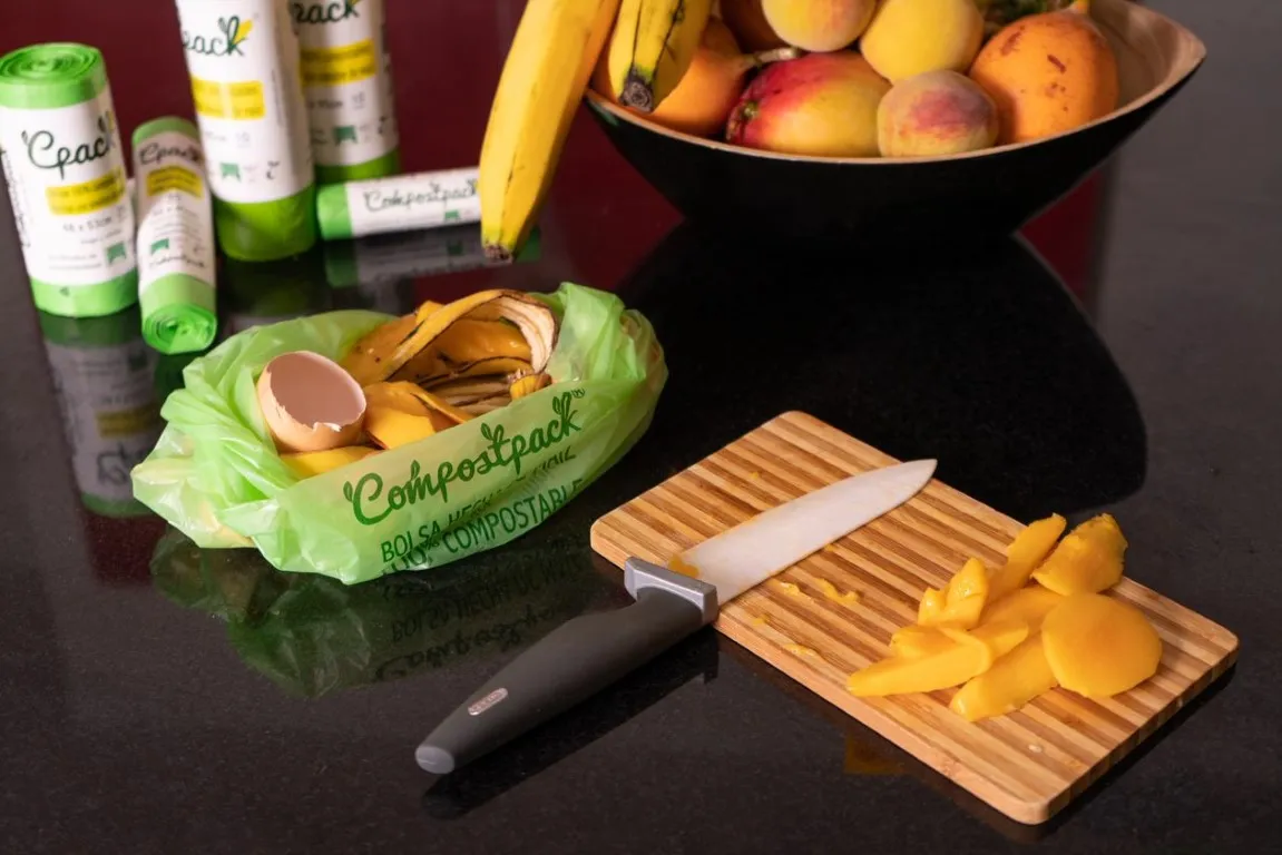 Bolsas compostables para desechos orgánicos